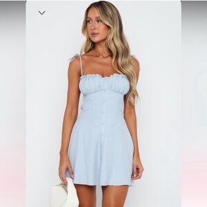 White fox dress never worn